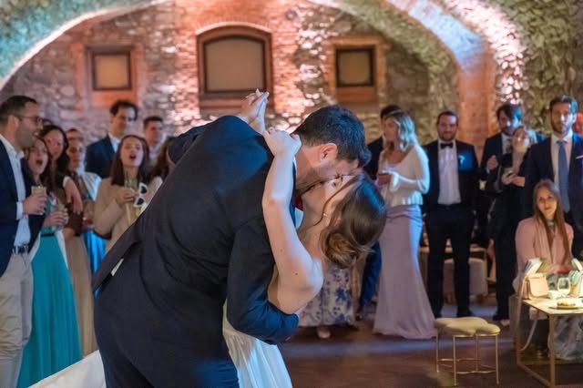 Ballo degli sposi durante la festa di matrimonio